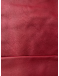 REAL LEATHER RED