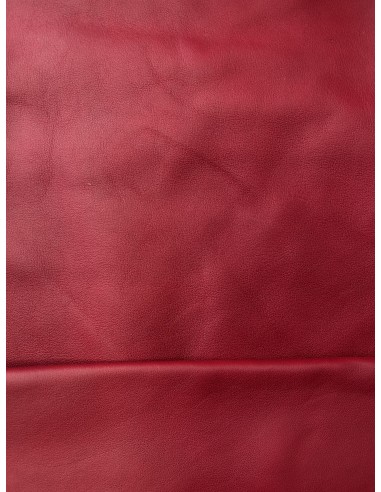 REAL LEATHER RED