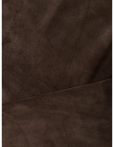 REAL LEATHER SUEDE BROWN
