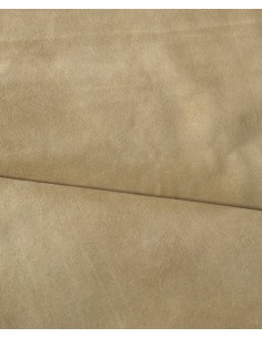 REAL LEATHER SUEDE BEIGE