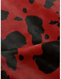 SYNTHETIC LEATHER COW PRINT...