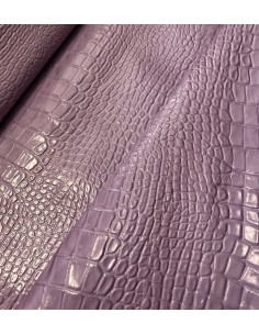 CROCO PURPLE LEATHER