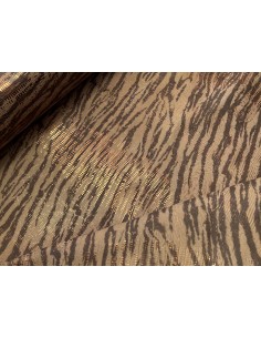 ZEBRA LEATHER CIGAR-BROWN...