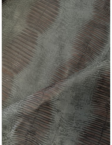 ZEBRA LEATHER PETROL