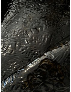 BLACK SHINY LEATHER WITH...