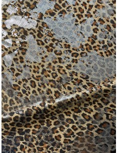 LEOPARD FABRIC WITH...