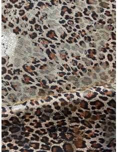 LEOPARD FABRIC WITH...