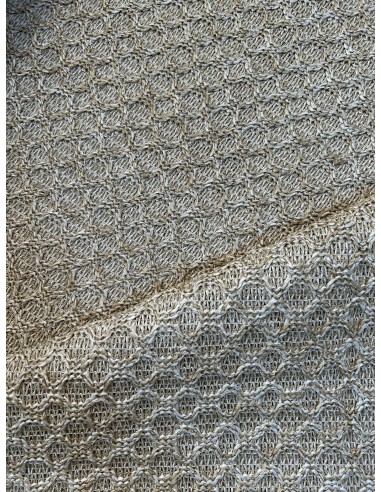 LIGHT BEIGE KNIT FABRIC