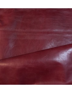 SHINY REAL LEATHER BORDEAUX
