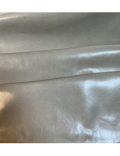 SHINY REAL LEATHER GREY