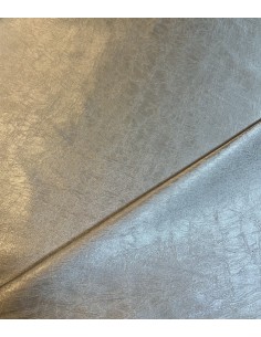 SATIN PLISE FABRIC SILVER
