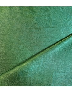 SATIN PLISE FABRIC GREEN