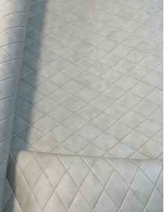 QUILTED SYNTHETIC LEATHER...
