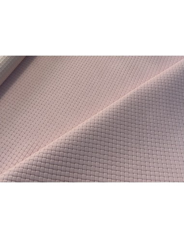 KNITTED SYNTHETIC LEATHER JENGA PINK