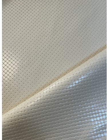 KNITTED SYNTHETIC LEATHER JENGA SHINY...