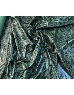 SNAKE PATTERN FABRIC GREEN 2