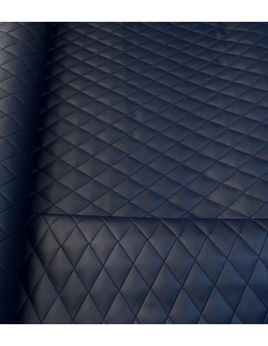 QUILTED SYNTHETIC LEATHER MARINE...