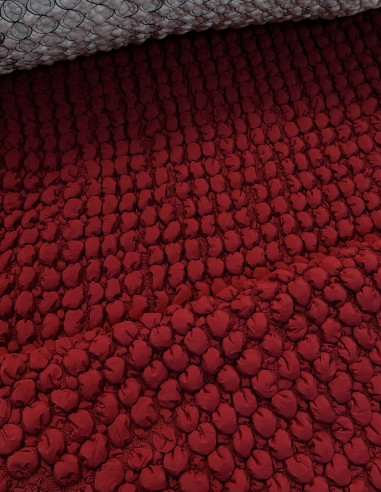 BUBBLE FABRIC RED