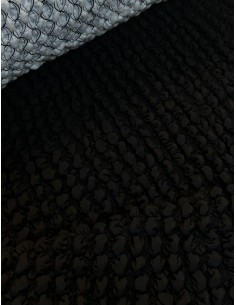 BUBBLE FABRIC BLACK