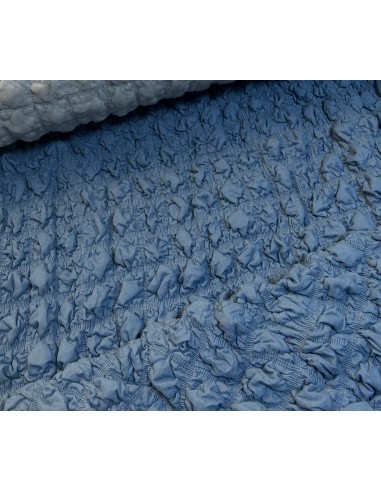 BIG BUBBLE FABRIC BLUE JEAN