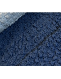 BIG BUBBLE FABRIC BLUE DENIM