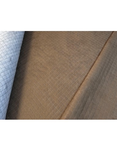 QUILTED SUEDE SYNTHETIC LEATHER CIGAR