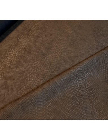 ΔΕΡΜΑΤΙΝΗ SUEDE SNAKE ΚΑΦΕ