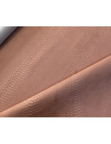ΔΕΡΜΑΤΙΝΗ SUEDE SNAKE ΡΟΖ