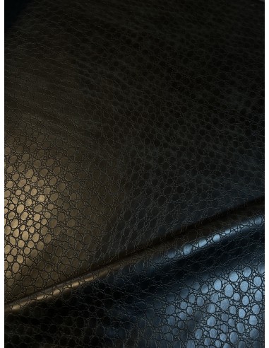 SYNTHETIC LEATHER CROCO TEXAS BLACK