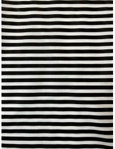 BLACK AND WHITE LINING WITH...
