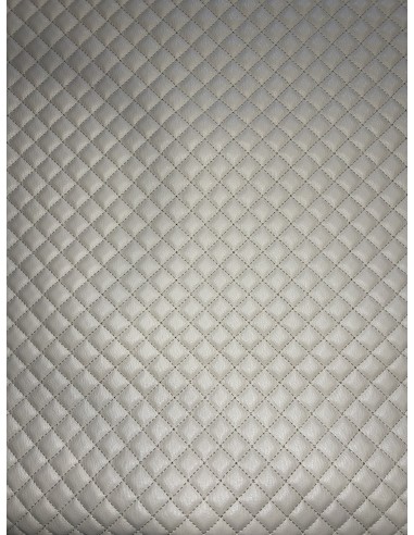 QUILTED SYNTHETIC LEATHER WHITE