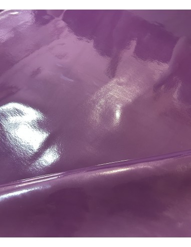 SHINY SYNTHETIC LEATHER PURPLE