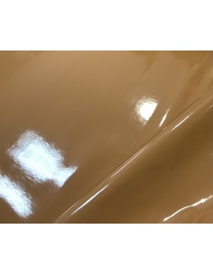 SHINY SYNTHETIC LEATHER TAN...