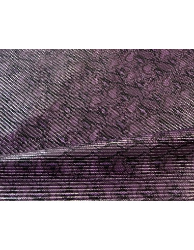 SYNTHETIC LEATHER SNAKE PRESSED PURPLE