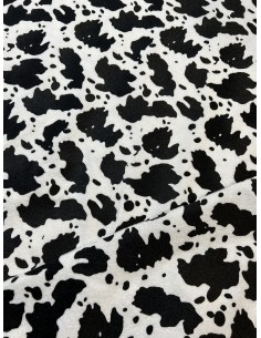 COW FABRIC BLACK AND WHITE