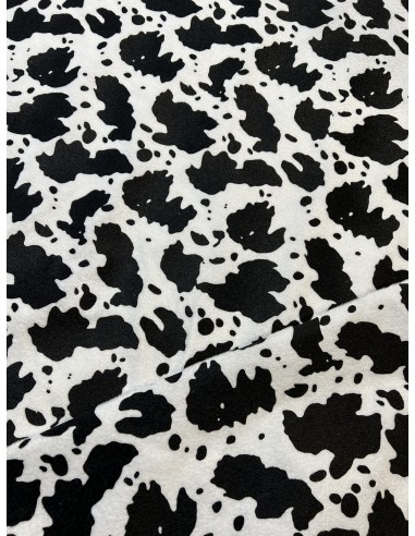 COW FABRIC BLACK AND WHITE