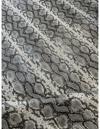 SYNTHETIC LEATHER SNAKE GREY