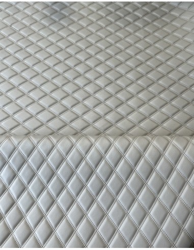 QUILTED SYNTHETIC LEATHER GREY
