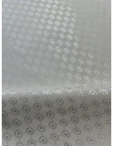 FABRIC JACQUARD WHITE