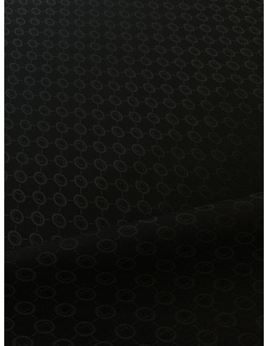 FABRIC JACQUARD BLACK