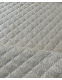 QUILTED FABRIC BEIGE