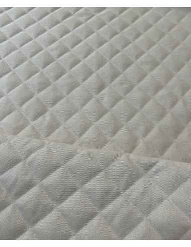 QUILTED FABRIC BEIGE