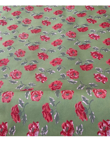 ΥΦΑΣΜΑ ΤΖΙΝ ΜΕ ΚΟΚΚΙΝΟ ΛΟΥΛΟΥΔΙ