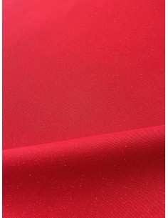 GLITTER FABRIC RED