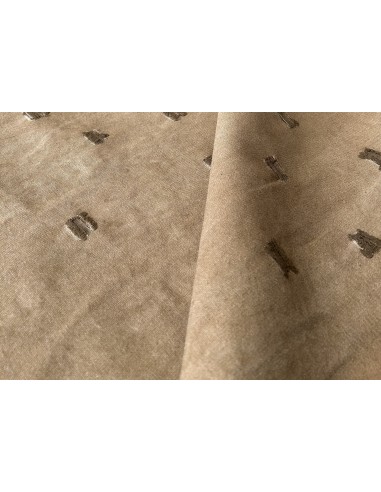 ΥΦΑΣΜΑ JEAN ΣΚΟΥΡΟ ΜΠΕΖ ΜΕ ΣΚΙΣΙΜΑΤΑ