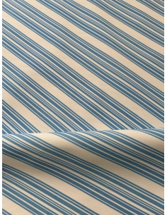 STRIPED FABRIC LIGHT BLUE