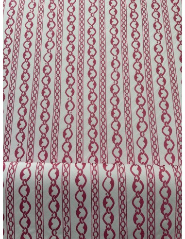CHAIN FABRIC FUXIA
