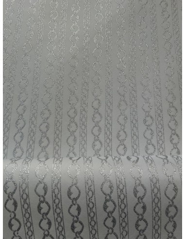 CHAIN FABRIC SILVER