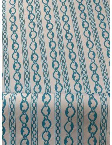 CHAIN FABRIC LIGHT BLUE