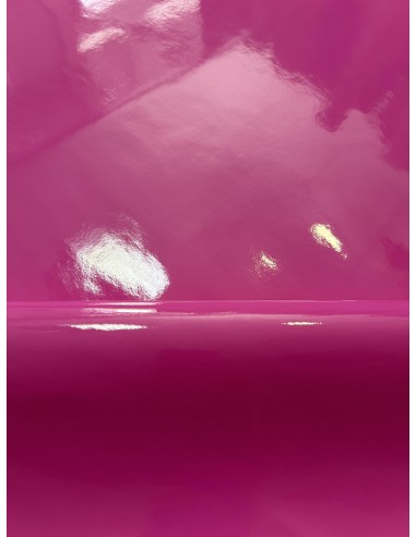 SHINY SYNTHETIC LEATHER FUCHSIA